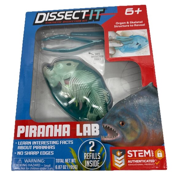 Dissect It Kids Synthetic Dissection Kits Lot of 4 Frog Salamander Piranha Bat - Picture 5 of 6